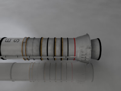 3d model ares 1 rocket - ARES 1 Rocket by Monkey Wrench